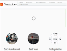 Tablet Screenshot of centrolum.com
